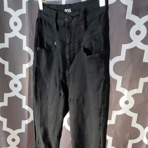 BDG High Rise Seam Jean Black